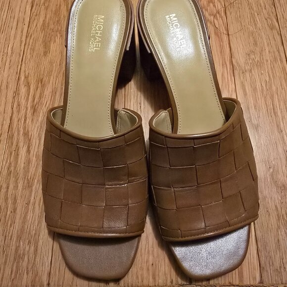 Michael Kors Tan Heeled Sandals – Size 8 - Picture 1 of 5